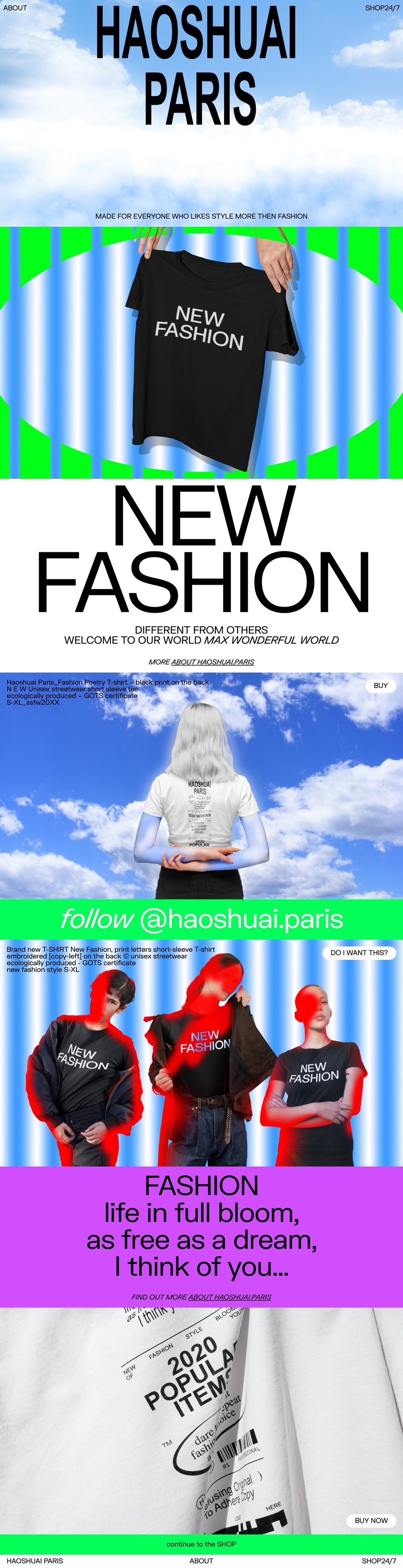 HAOSHUAI PARIS